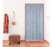Rideau de porte à isolation thermique - Housse d'isolation résistante aux intempéries Oxford durable et polyester épais, facile à installer, garde au chaud en hiver et au frais en été - 20 tailles