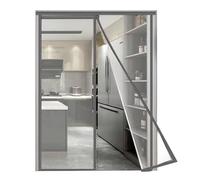 Rideau de porte à isolation thermique magnétique transparent, couvercle de porte à fermeture automatique thermique magnétique, rideau de porte thermique transparent en PVC, couvercle de porte transpar