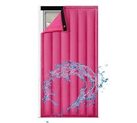 Rideau de porte à isolation thermique robuste, insonorisant, économe en énergie, résistant aux intempéries et coupe-vent, couverture de porte temporaire avec fond lesté, couleurs personnalisables pour