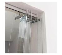 Rideau de Porte à lanières en PVC Transparent - Cloison Pliable 105 x 200 cm pour Une Installation Facile, moustiquaire coulissante en Plastique idéale pour la Maison, Le Bureau, Le Garage e