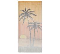 vidaXL Rideau de porte anti-insectes en bambou 90 x 200 cm