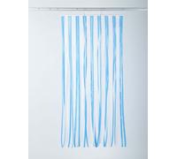 Rideau de porte Antilles blanc/bleu 90x200cm