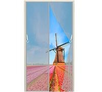 Rideau de Porte Antimoustique, 240x215cm Magnet Fly Screen Door Insect Protection Moustiquaire Porte, Magnétique Moustiquaire Rideau Magnétique Rideau Pour Portes, Gris (663 Tailles)