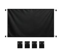 Rideau de porte arrière de camping-car, réglable, portable, imperméable | Pour l'extérieur, le camping, le bain, la remorque, le camion, la caravane, les voyages, le camping, l'aventure