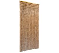 Rideau de Porte Bambou Anti-insectes Moustique Mouche Bar Patio Balcon vidaXL