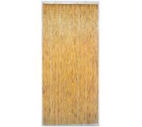 Rideau de porte Bambou Naturel Morel - 100 x 220cm - Intérieur - Contemporain - Lavable