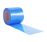 vidaXL Rideau de porte bleu en PVC 200 mm x 1,6 mm, 50 m