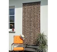 Rideau de Porte Chenille en Polaire Marron - 100 x 200 cm