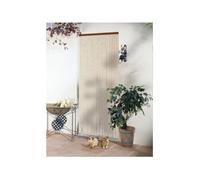 Rideau de porte chenille Florence Beige - 120 x 220 cm - Morel