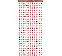 Rideau de porte Coeurs 100x245cm | Or rose