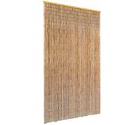 vidaXL Rideau de porte contre insectes Bambou 120 x 220 cm