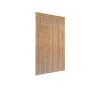 vidaXL Rideau de porte contre insectes Bambou 120 x 220 cm