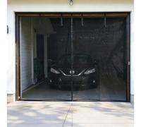 Rideau De Porte De Garage, Moustiquaire De Porte De Garage Fibre De Verre Renforcée, Résistante à La Déchirure, Durable, Pour Animaux De Compagnie 305 X 274 Cm(Gris,274 x 274 cm(9 x 9 ft))