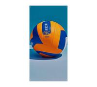 Rideau de porte de volley-ball bleu à suspendre au mur, bannière de fond pour les yeux, panneau d'entrée de bienvenue pour fêtes, célébrations festives