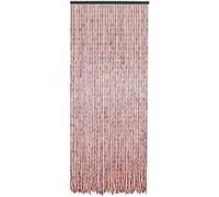 MOREL Rideau portière bâtonnets de Bambou et Perles de Bois