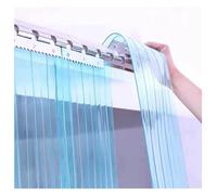 Rideau De Porte En Bande Remplacement Plastique Vinyle, PVC Imperméable Transparent 2 Mm For Portes D'entrepôt, Bandes Refroidissement For Congélateurs Sans Rendez-vous For Écurie Sous-sol(1.5x2m)
