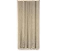 Rideau de porte en corde de coton tressée écru - 90x200