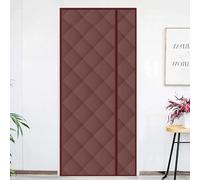 Rideau de Porte en Coton à Ouverture latérale Rideau Séparation de Pièce Anti Bruit Rideaux de Porte à Isolation Thermique for Salon,Chambre,Balcon Rideaux de confidentialité(C,140x220cm(55x87in))