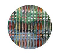 Rideau de porte en perles multicolores Stresa 90 x 210 cm