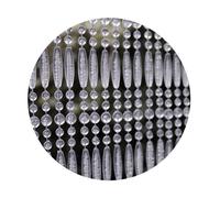 Rideau de porte en perles transparentes Frejus 100 x 230 cm