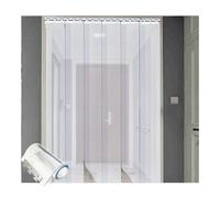 Rideau de porte en plastique de 1 mm d'épaisseur pour chambre froide et entrepôt, 120 x 270 cm, idéal pour la restauration et le contrôle de la température