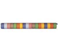 Rideau de porte en polyéthylène - Tahiti - 90x220 cm - multicolore