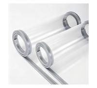 Rideau de porte en PVC à isolation thermique de 2 mm avec bande adhésive magnétique 50 x 225 cm Rideau transparent flexible pour économie d'énergie et séparation de l'espace