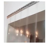 Rideau de porte étanche en vinyle plastique pour salle blanche, pare-brise, pourtique pour salle blanche, pare-brise, pour entrepôt et atelier. Épaisseur : 1,6 mm. Longueur : 0,75 m x 2,3 m.