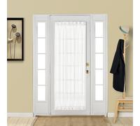 Rideau de porte-fen tre Aquazolax l gant et transparent, voilage pour porte-fen tre, 63,5 x 183 cm, avec passe-tringle 1 paire
