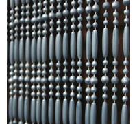 Rideau de porte "Fréjus 5" 90 x 210 cm gris