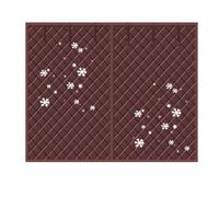 Rideau de Porte Garage Isolant Thermique Magnétique, 183-549cm Rideaux de Portes Isolants Thermiques d'hiver, Résistant au Froid et À l'Eau, Isolation Porte de Garage(Brun,W17xH8ft/518x244cm)