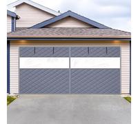 Rideau de Porte Garage Magnétique Isolant, Coupe-Vent Imperméable en Tissu Oxford, Kit de Isolation Thermique, Couverture Blocage Du Froid en Hiver et Économie D'Énergie(Grays,W360xH213CM)