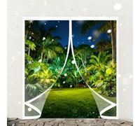 Rideau de Porte Isolant Thermique 240 x 215 cm Coupe-Vent, Protection Contre Le Froid, Isolation Thermique Porte Magnétique Moustiquaire pour Cuisine, Chambre à Coucher, A