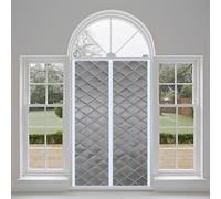 Rideau de Porte Isolant Thermique, 70x230cm Hiver Protection Chaud Magnétique Isolation Porte Coulissante pour des,Café,Balcon, Cave, Terrasse,Gris