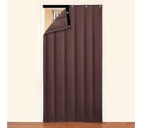 Rideau De Porte Isolant Thermique, À Fermeture Automatique, Avec Système D'obturation, Moustiquaire, Toit, Cuisine, Terrasse(B,100x210cm)