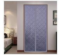 Rideau De Porte Isolant Thermique Anti Froid Width 70-160cm Magnétique Rideau De Protection Thermique Bloque L'air Froid Pour Cuisine Couloirs Patio Salon(Gris,W120*H200cm)