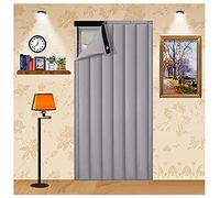 Rideau De Porte Isolant Thermique Isolation Port Rideau De Porte À Isolation Thermique, Moustiquaires De Porte, Épaissir Le Rideau En Coton Hiver Avec Une Isolation De Fenêtre Transparente, Coupe-ven