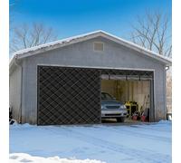 Rideau De Porte Isolant Thermique Isolation Porte De Garage Magnétique 240x210cm 365x340cm 490x360cm Isolant Portes De Garage Isolation Phonique(Noir,450x270cm)