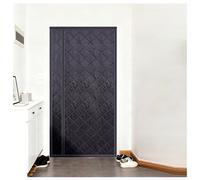 Rideau De Porte Isolant Thermique Rideau De Protection Thermique Magnétique Isolant Anti Froid Et Chaleur Pour Hiver Couloirs Cave Portes Fermeture Automatique(Black,W90*H210cm)