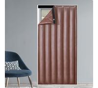 Rideau de porte isotherme pour réduction du bruit et protection contre le vent - Résistant et imperméable - Pour protéger contre le bruit et le froid