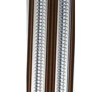 Rideau de porte Lumina moustiquaire - Marron, 90x220 cm, translucide avec 2 lignes transparentes, profilés en PVC, résistant, facile à couper, facile à nettoyer. Rideau de porte Lumina moustiquaire -