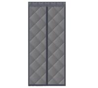 Rideau de porte magnétique à isolation thermique autocollant résistant au vent et économie d'énergie pour portes et balcons Installation facile Bloque la chaleur pour le confort de la maison