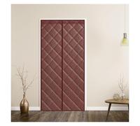 Rideau de porte magnétique à isolation thermique coupe-vent et silencieux, parfait pour chambre à coucher et salon, prévention du froid et rétention de la chaleur, 1,05 x 2,1 m