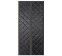 Rideau de porte magnétique à isolation thermique en tissu Oxford épais rempli de fibre de coton pour portes coulissantes, parfait pour climatisation et chauffage, salon, bloquant la chaleur et le