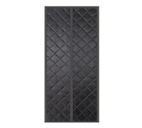 Rideau de porte magnétique à isolation thermique en tissu Oxford pour l'hiver, économie d'énergie, rétention de la chaleur, 90 cm à 170 cm, tailles noir, 110 x 210 cm, chaleur et confort
