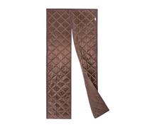 Rideau de porte magnétique à isolation thermique, imperméable et coupe-vent, multicolore, économe en énergie pour un confort tout au long de l'année (café, 96,5 x 213,4 cm)