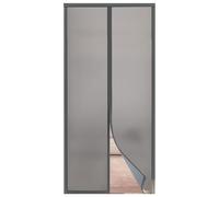 Rideau de porte magnétique à isolation thermique, moustiquaire à fermeture automatique, housse isolante pour rester au chaud en hiver, pour cuisine, chambre(Gray,150x210cm)