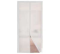 Rideau de porte magnétique à isolation thermique, moustiquaire à fermeture automatique, housse isolante pour rester au chaud en hiver, pour cuisine, chambre(White,120x200cm)