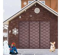 Rideau de Porte magnétique à Isolation Thermique, Porte moustiquaire magnétique à Double ouverture, Couverture de Porte Thermique améliorée,Isolation Rideau de Porte D'ntrée Sans Perçage-270x210cm