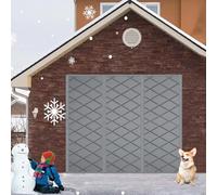 Rideau de Porte magnétique à Isolation Thermique, Porte moustiquaire magnétique à Double ouverture, Couverture de Porte Thermique améliorée,Isolation Rideau de Porte D'ntrée Sans Perçage-300x270cm